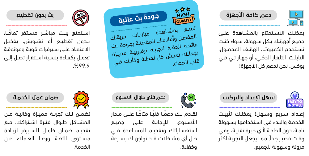 كويك 4K IPTV, سيرفر كويك